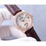 Rolex fashion women's watch simple three needle super luminous at night