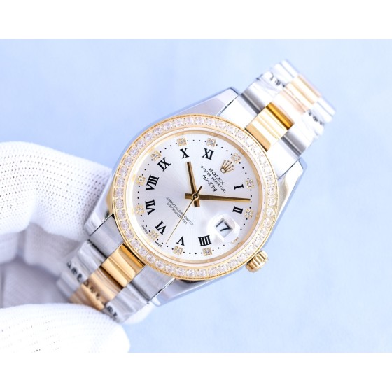 Rolex men's watch classic big three needle design