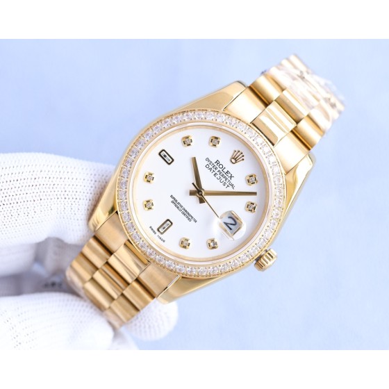 Rolex men's watch classic big three needle design