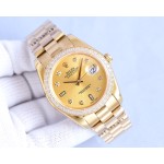 Rolex men's watch classic big three needle design