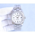 Rolex men's watch classic big three needle design