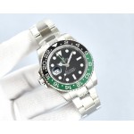 Rolex Greenwich-Master GMT V4 Black and Green Ceramic Bezel