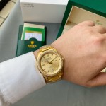 Rolex log classic big three needle design