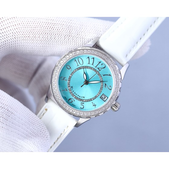 Blancpain - Fashion Women's Watch Night Time Super Luminous High-end Mother-of-Pearl Dial