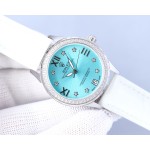 Rolex V8 version fashion women's watch simple three needle super luminous at night