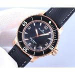 Blancpain - Fifty Quest Ultra-thin case with CNC engraved coin outer line process