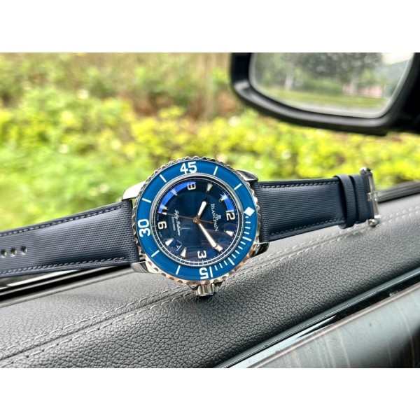Blancpain-Tw Manufacture Blancpain Fifty Fathoms 16 stainless steel metal case with sapphire bezel mirror