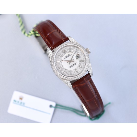 Rolex Full Diamond Journal Ladies