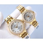 Rolex 316 top stainless steel material, stainless steel bezel set with multiple Swarovski diamonds