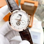 IWC- Vanguard - Men's Watch Mechanical Automatic Movement Mineralized Glass 316L Stainless Steel Case