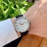 IWC- Vanguard - Men's Watch Mechanical Automatic Movement Mineralized Glass 316L Stainless Steel Case