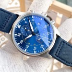 IWC- Vanguard - Men's Watch Mechanical Automatic Movement Mineralized Glass 316L Stainless Steel Case