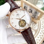 IWC- Vanguard - Men's Watch Mechanical Automatic Movement Mineralized Glass 316L Stainless Steel Case