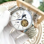 IWC- Fine men's watches Fully automatic mechanical movement, top 316 steel case and strap