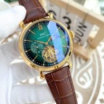 IWC- Fine men's watches Fully automatic mechanical movement, top 316 steel case and strap