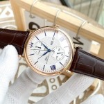 IWC- Fine men's watches Fully automatic mechanical movement, top 316 steel case and strap