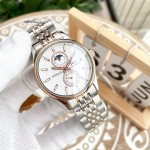 IWC- Fine men's watches Fully automatic mechanical movement, top 316 steel case and strap