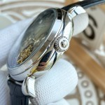 IWC- Fine men's watches Fully automatic mechanical movement, top 316 steel case and strap