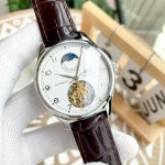 IWC- Fine men's watches Fully automatic mechanical movement, top 316 steel case and strap