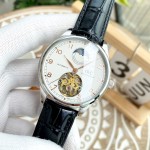 IWC- Fine men's watches Fully automatic mechanical movement, top 316 steel case and strap