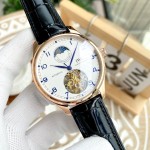 IWC- Fine men's watches Fully automatic mechanical movement, top 316 steel case and strap