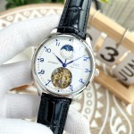 IWC- Fine men's watches Fully automatic mechanical movement, top 316 steel case and strap