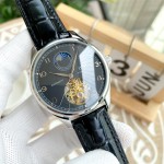 IWC- Fine men's watches Fully automatic mechanical movement, top 316 steel case and strap