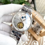 IWC- Fine men's watches Fully automatic mechanical movement, top 316 steel case and strap