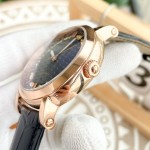 IWC- Fine men's watches Fully automatic mechanical movement, top 316 steel case and strap