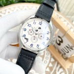 IWC- Fine men's watches Fully automatic mechanical movement, top 316 steel case and strap