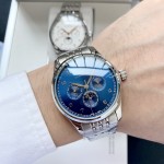 IWC- Fine men's watches Fully automatic mechanical movement, top 316 steel case and strap