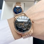 IWC- Fine men's watches Fully automatic mechanical movement, top 316 steel case and strap