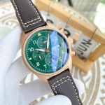 IWC- Fine men's watches Fully automatic mechanical movement, top 316 steel case and strap