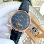 IWC- Fine men's watches Fully automatic mechanical movement, top 316 steel case and strap