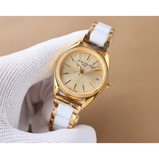 Patek Philippe V8 Edition Fashion Women's Watch Simple Three Needles