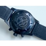 IWC- Pilot's Watch Chronograph Tribute "3705" Special Edition with Black Calfskin Strap