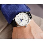 IWC- Moonphase Swiss ETA 2824-2 movement 316 stainless steel case