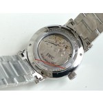 IWC- Fine men's watches Fully automatic mechanical movement, top 316 steel case and strap