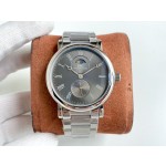 IWC- Fine men's watches Fully automatic mechanical movement, top 316 steel case and strap