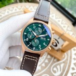 IWC- Pilot's Watch Chronograph Green Dial Pilot's Watch Chronograph New creations launched during the watch fair