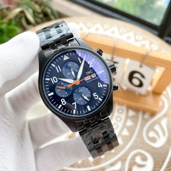 IWC- Pilot's Watch Chronograph "Captain Blue" Special Edition Automatic Mechanical Imported Movement