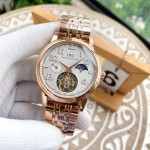 IWC- Fine men's watches Fully automatic mechanical movement, top 316 steel case and strap