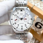 IWC- Las Vegas Roulette Top 316 stainless steel case strap with mineral super mirror