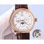 IWC- Portuguese Collection German CNC machine open molded case and strap 82650 movement copy