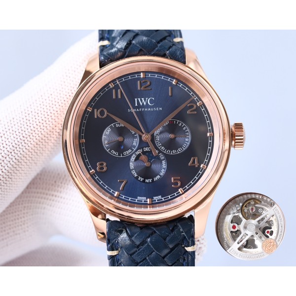 IWC- Portuguese Collection German CNC machine open molded case and strap 82650 movement copy