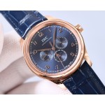 IWC- Portuguese Collection German CNC machine open molded case and strap 82650 movement copy