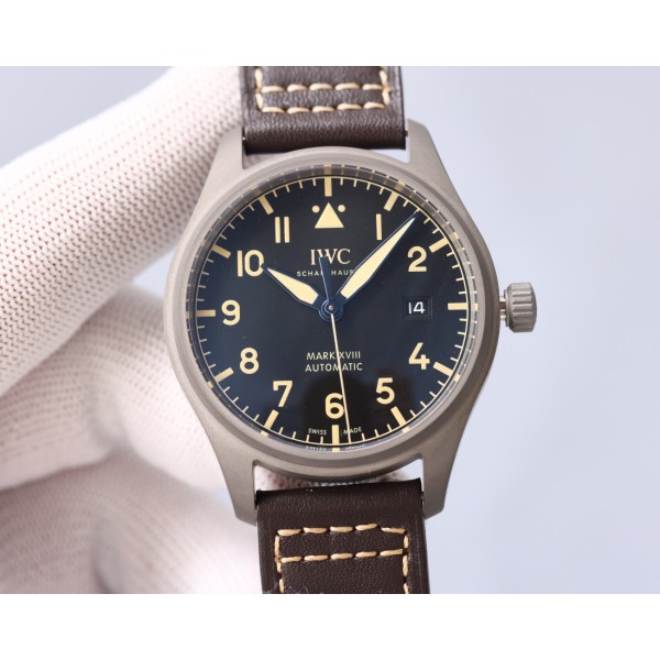 IWC- Vanguard Pilot's Watch Mark 18 - IW327006 with Japanese Mayuta 9015 movement