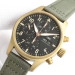 IWC- Bronze chronograph Spitfire IW387907 with built-in 7750 movement Reliability and precision