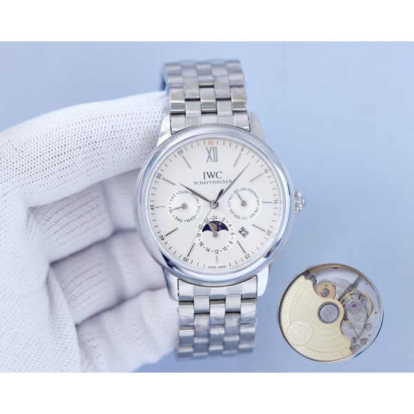 IWC- 9100 multifunctional imported mechanical movement CNC grinding process of the whole case