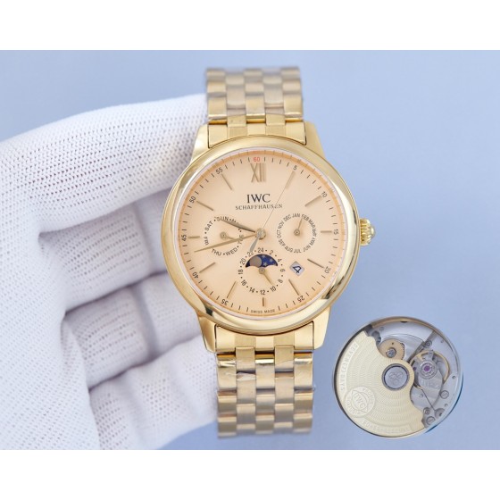 IWC- 9100 multifunctional imported mechanical movement CNC grinding process of the whole case